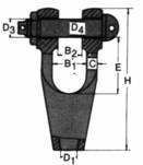 Gabelseilhülsen D I N 83313 Form B S